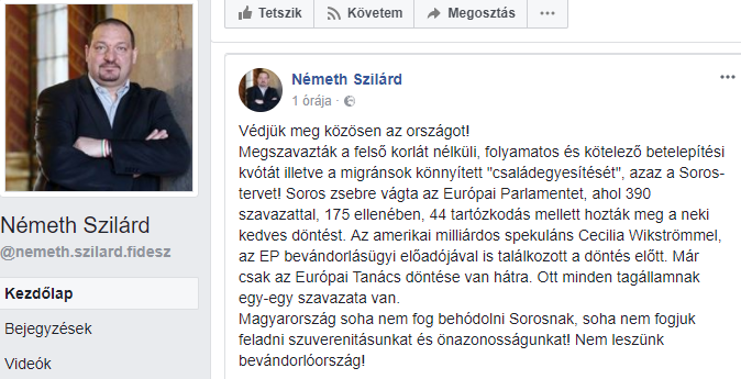 Németh Szilárd/Facebook