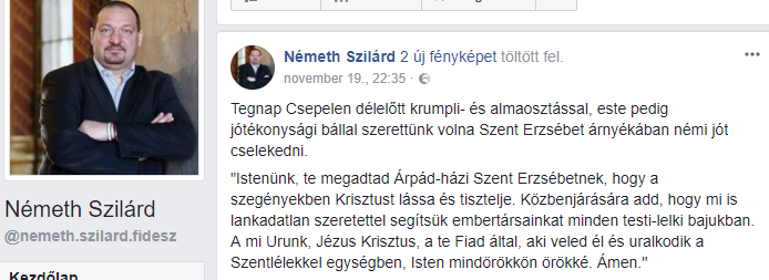 Németh Szilárd/Facebook