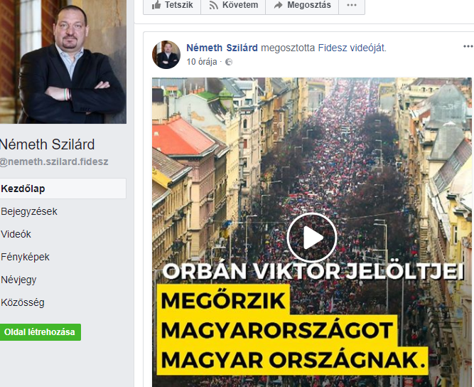Németh Szilárd/Facebook